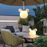 Portable 3D Animal Shape Outdoor Hanging Lantern Waterproof USB Rechargeable LED Garden Light