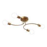 Modern Gold Chandelier with White Spherical Glass Shades for Living Room and Bedroom
