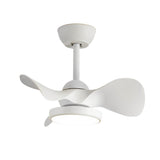 Modern 3 Blade LED Ceiling Fan with Remote Dimmable Light and Quiet Inverter Motor for Bedroom