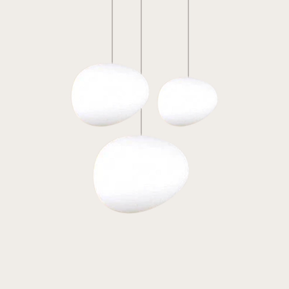 Nordic Art Deco Living Room Pebble Pendant Light