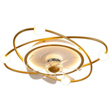 Modern Dimmable LED Nordic Ceiling Fan Light with Quiet Motor and Remote Control for Bedroom Study