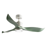 Modern 52 Inch Nordic Ceiling Fan with LED Light and Remote Control Quiet DC Motor 3 Blades