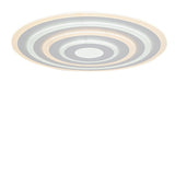 Modern Concentric Circle LED Flush Mount Ceiling Light Dimmable Round Fixture for Living Room
