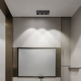 Modern Geometric Ultra Thin LED Ceiling Light with Honeycomb Anti Glare Filter