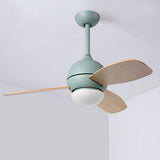 36 Inch Modern Nordic LED Ceiling Fan with Remote Control Dimmable Light for Living Room and Bedroom
