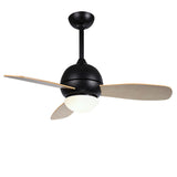 36 Inch Modern Nordic LED Ceiling Fan with Remote Control Dimmable Light for Living Room and Bedroom