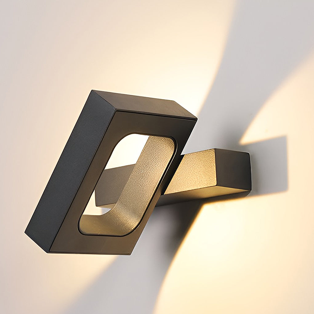 360 Degree Rotatable LED Wall Sconce Modern Iron Indoor Lighting Fixture for Bedroom and Living Room