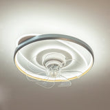 360 Degree Rotating Low Profile LED Ceiling Fan with Stepless Dimming Remote Control