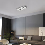 Modern Geometric Ultra Thin LED Ceiling Light with Honeycomb Anti Glare Filter
