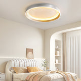 Modern Starry Sky LED Ceiling Light Round Acrylic Flush Mount with 3 Step Color Dimming