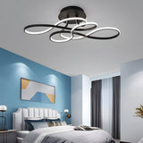 Modern Music Symbol Linear LED Ceiling Light Fixture for Contemporary Living Spaces 29 Inch