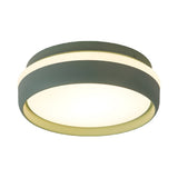 Modern Round LED Flush Mount Ceiling Light with Acrylic Shade for Bedroom Hallway and Living Room