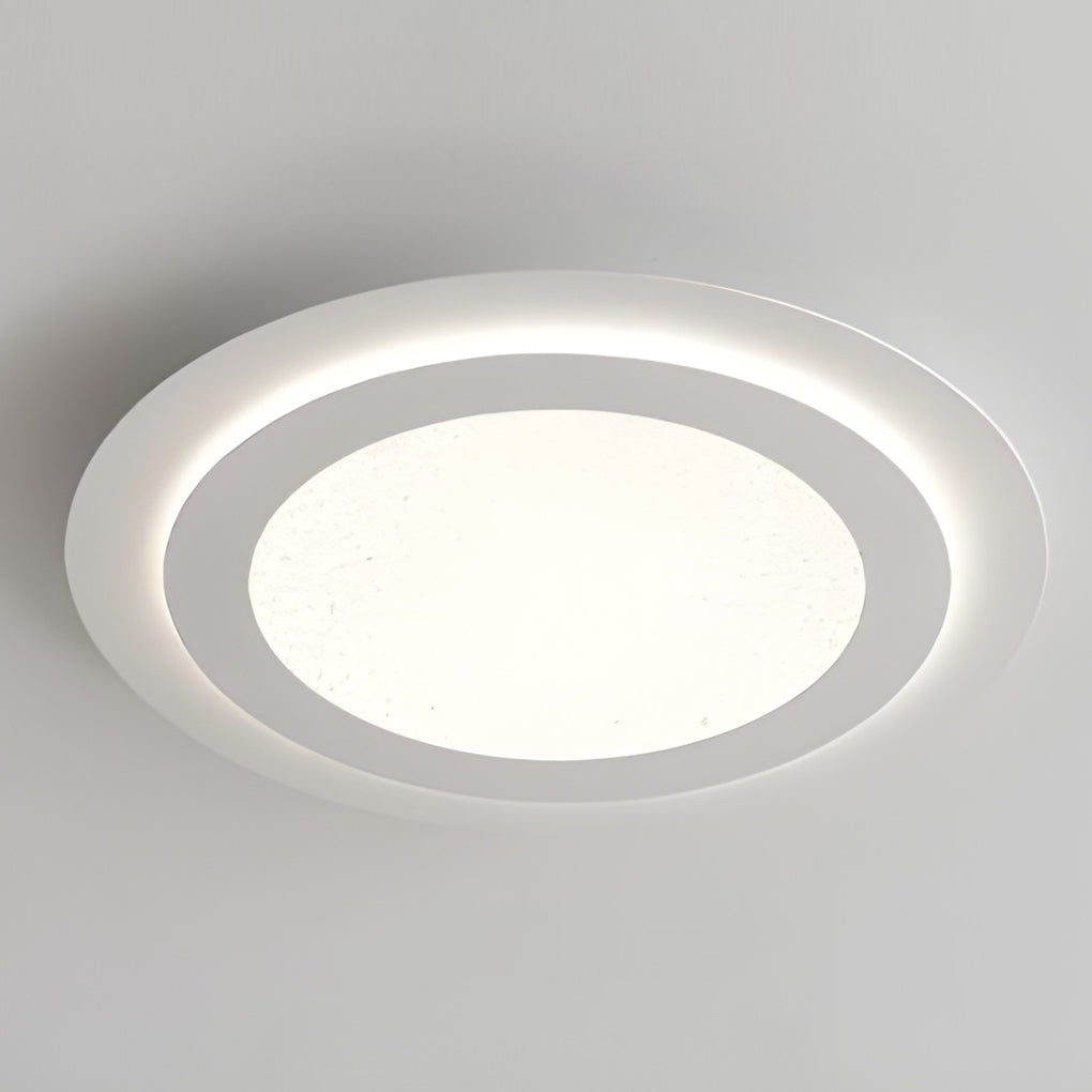 Modern Square and Circular LED Ceiling Lamp with Stepless Dimming Minimalist Flush Mount Light