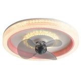 Modern Dimmable LED Ceiling Fan with 360 Degree Rotation and Remote Control for Bedroom