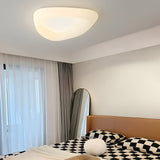 Modern Cobblestone LED Flush Mount Ceiling Light with Three Step Color Dimming