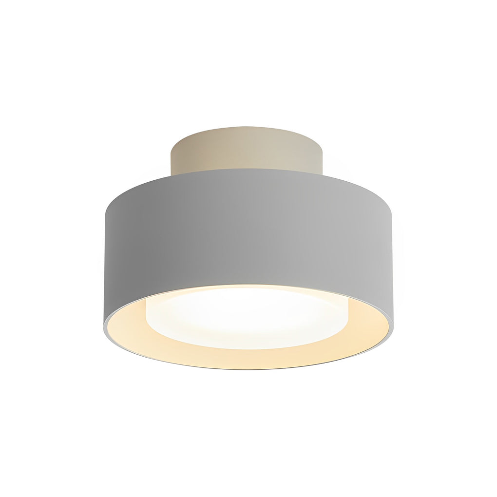 Modern Minimalist Round Aluminum LED Flush Mount Ceiling Lamp for Corridors and Entrances