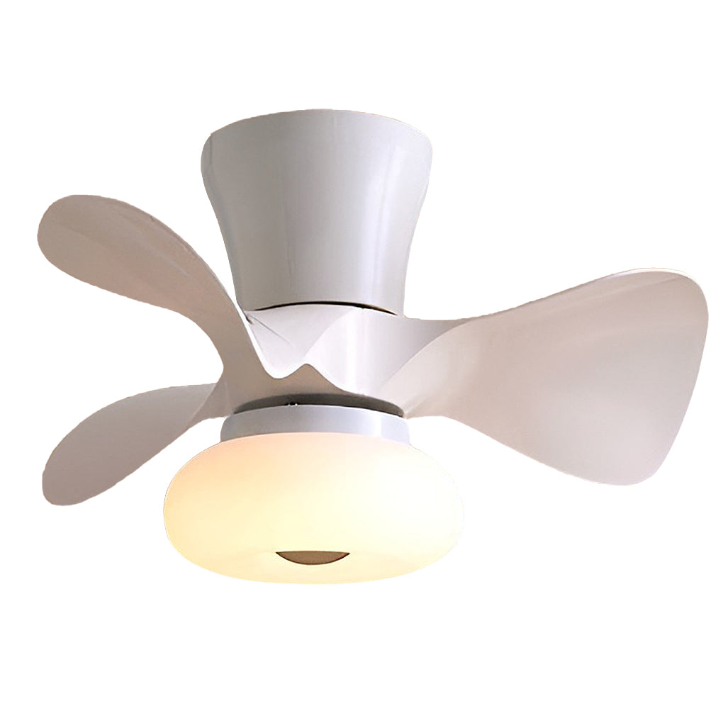 Nordic Style Macaron Color LED Ceiling Fan with Inverter Motor and Remote Control Dimming