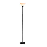 Modern 67 Inch Torchiere Floor Lamp with Adjustable Side Reading Light and Color Dimming