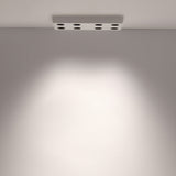 Ultra Thin Rectangular LED Flush Mount Ceiling Light Honeycomb Anti Glare Indoor Aluminum Fixture