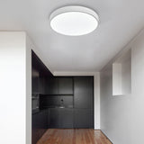 Modern Ultra Thin Round LED Flush Mount Ceiling Light for Contemporary Bedroom and Living Room
