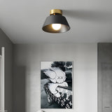 10 Inch Modern Round Flush Mount Ceiling Light with 3 Color Dimming for Hallway and Entrance
