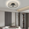 Nordic Low Profile Ceiling Fan with Three Color Dimming LED Lighting and Quiet Motor