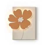 3D Sandstone Flower LED Wall Art Decorative Painting with USB and Remote Control
