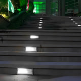 3W Waterproof LED Recessed Stair Lights Outdoor Wall Step Lighting for Modern Pathways and Garden Decks