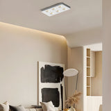 Modern Geometric Ultra Thin LED Ceiling Light with Honeycomb Anti Glare Filter