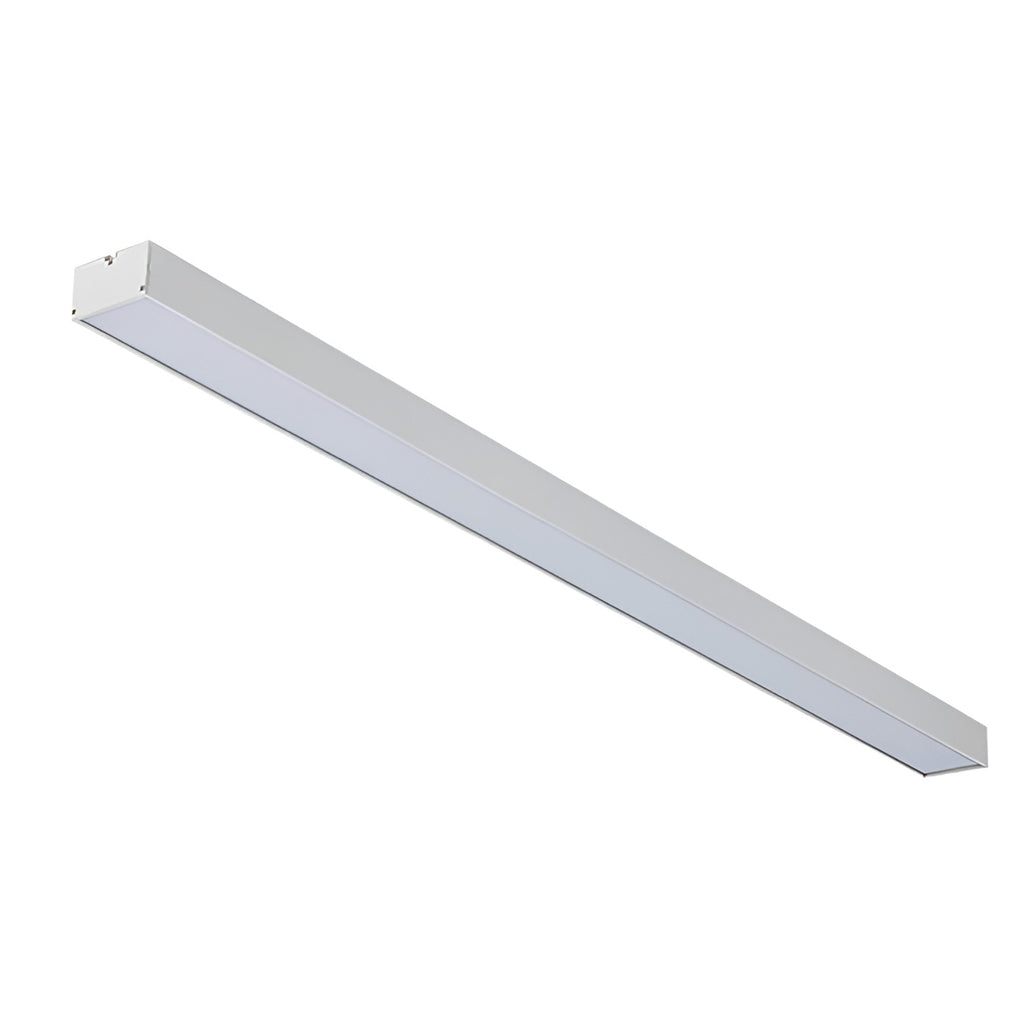47 Inch Modern LED Linear Pendant Light 6 Pack Rectangle Aluminum Hanging Office Chandelier