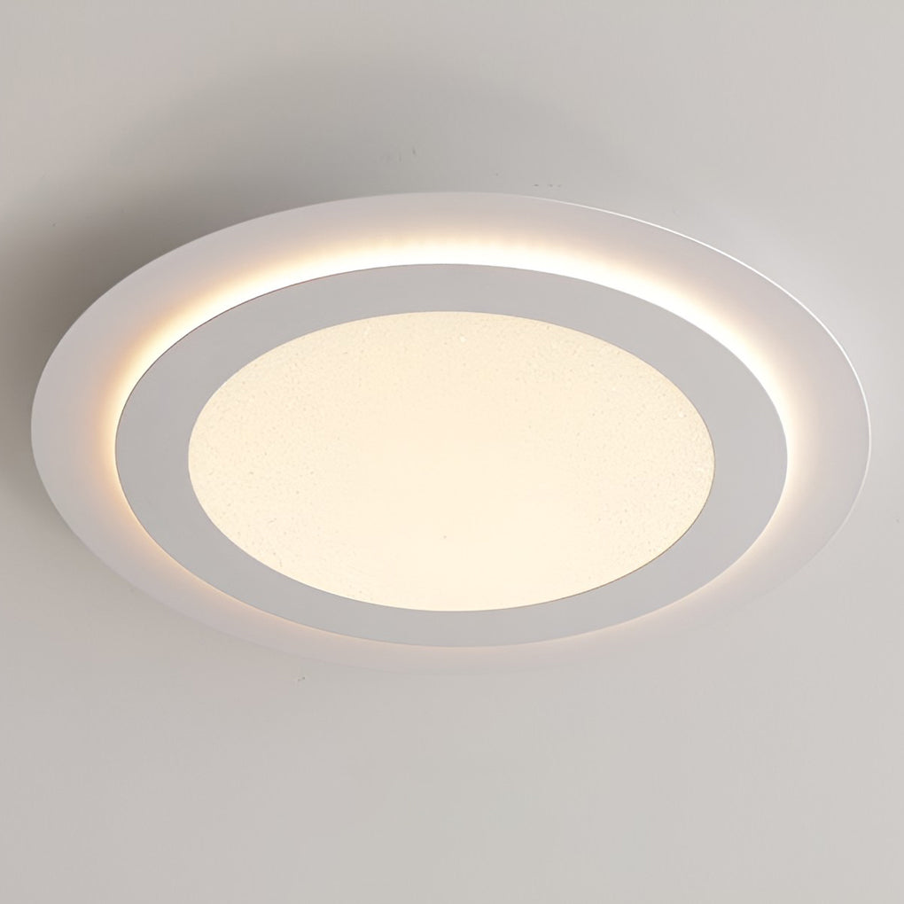 Modern Square and Circular LED Ceiling Lamp with Stepless Dimming Minimalist Flush Mount Light