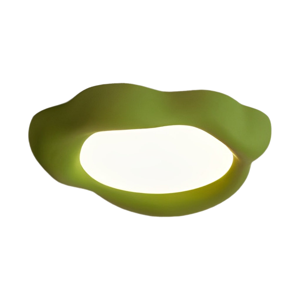 Handmade Wabi Sabi Cloud LED Ceiling Light with Three Step Dimming and Acrylic Diffuser