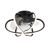 Modern Flower Cage Bladeless Ceiling Fan with Dimmable LED Light and Remote Control Fixture