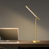Nordic Copper Adjustable LED Desk Lamp Minimalist Task Light for Home Office and Study