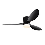 52 Inch Modern LED Ceiling Fan with Remote Control Dimmable 3 Blade Quiet Light Fixture