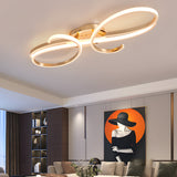 Modern Music Note LED Ceiling Light Artistic Musical Symbols Flush Mount Fixture for Living Room