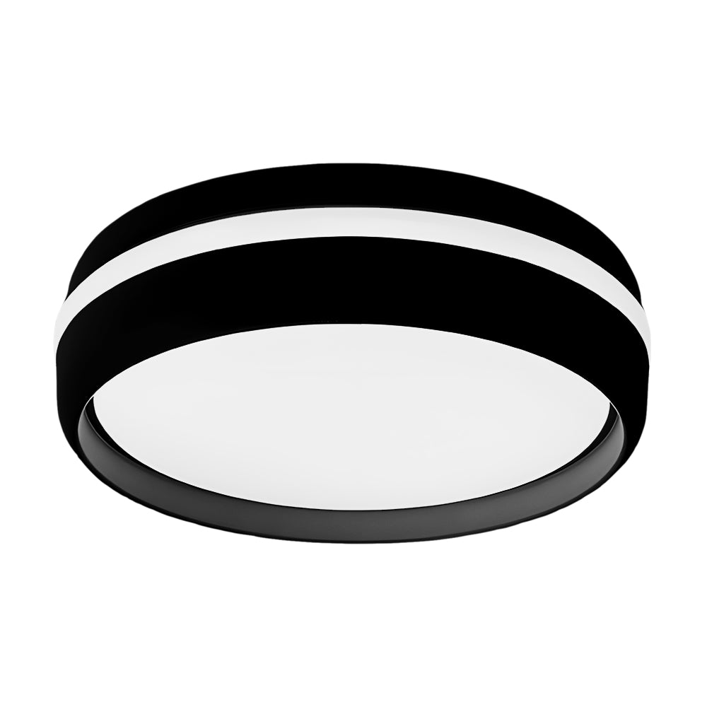 Modern Round LED Flush Mount Ceiling Light with Acrylic Shade for Bedroom Hallway and Living Room