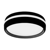 Modern Round LED Flush Mount Ceiling Light with Acrylic Shade for Bedroom Hallway and Living Room