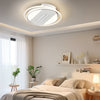Modern White Bladeless Ceiling Fan with Dimmable LED Light and Remote Square Round Designs
