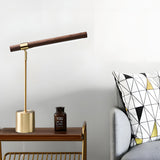 Modern Linear LED Desk Lamp with USB Charging Port and 3 Step Dimming Functionality