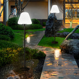 Modern RGB LED Standing Floor Lamp with App Control and Metal Base for Living Room Bedroom