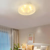 Modern Round Water Ripple Acrylic Ceiling Light Fixture for Dining Room and Bedroom
