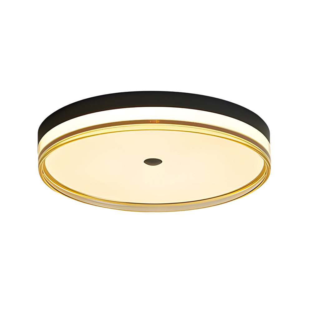 Dimmable Circular LED Ceiling Light with Acrylic Shade and Modern Minimalist Design