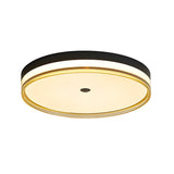 Dimmable Circular LED Ceiling Light with Acrylic Shade and Modern Minimalist Design