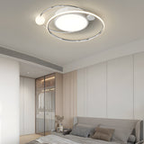 Modern Nordic 20 Inch LED Ceiling Light Dimmable with Remote and 3 Step Dimming Flush Mount