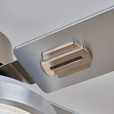 52 Inch Modern Scandinavian Reversible Ceiling Fan with LED Dimmable Light and Remote Control