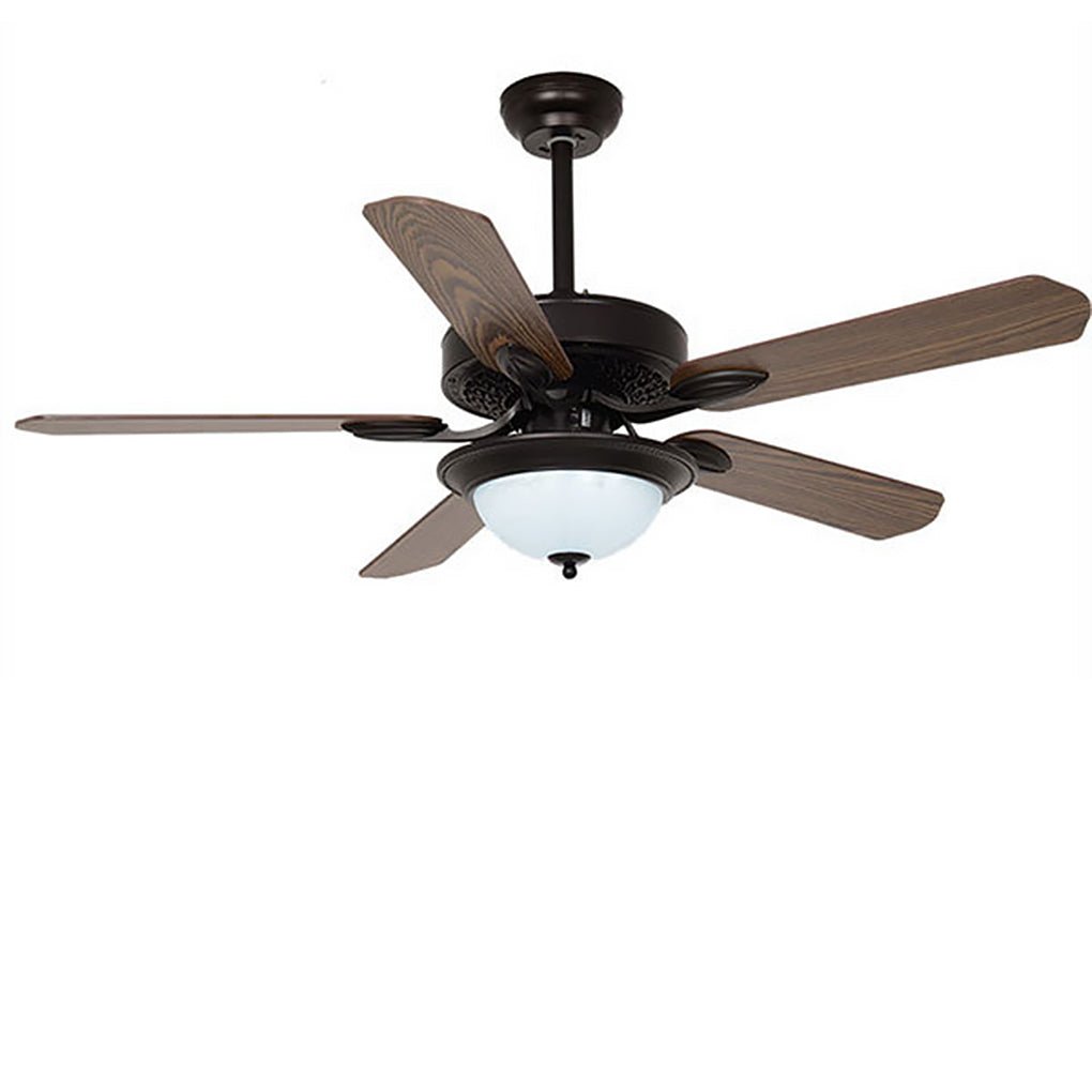 52 Inch LED Ceiling Fan with Remote Control Quiet Reversible DC Motor Dimmable Lighting