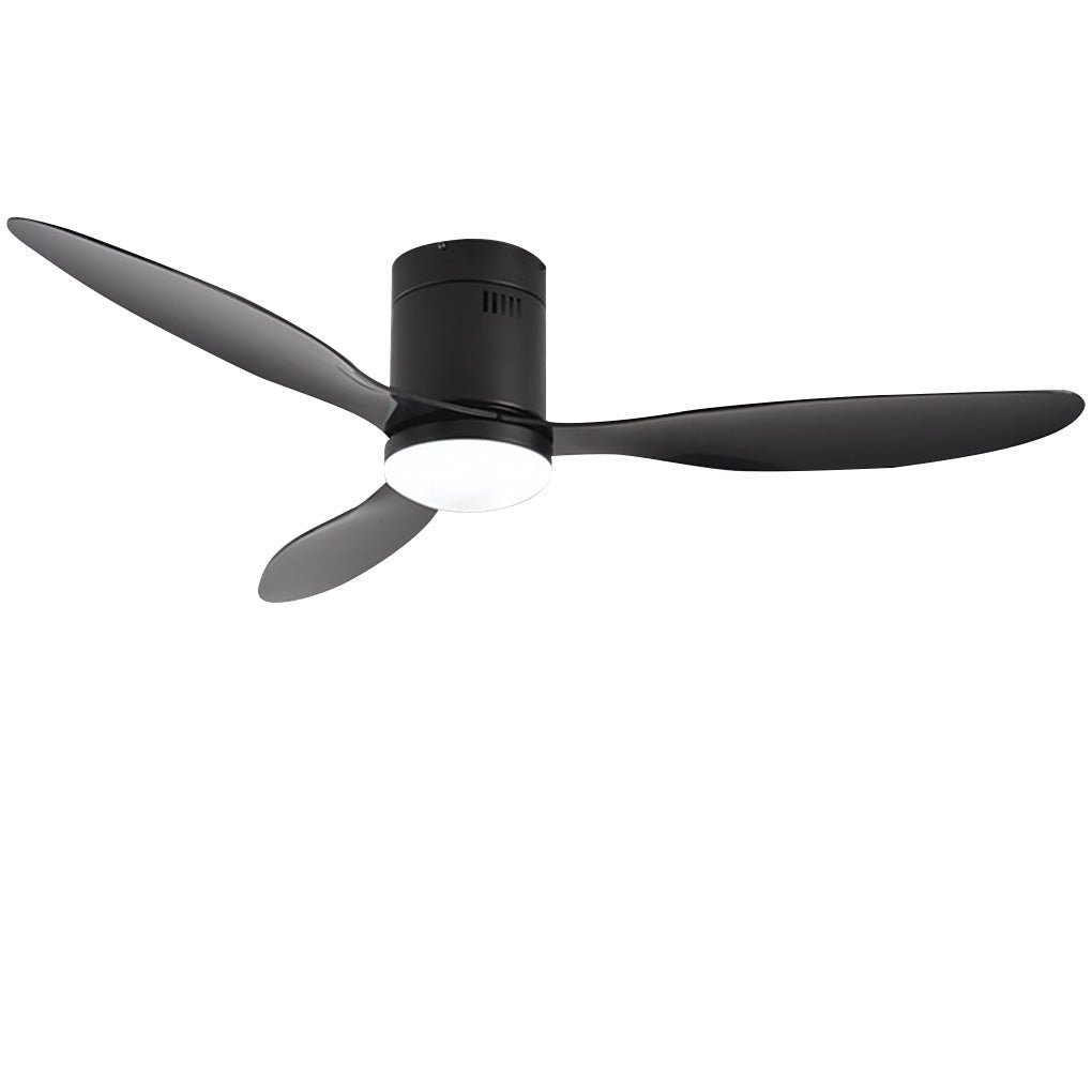 52 Inch Variable Frequency Dimmable LED Ceiling Fan with Three Color Lighting and Remote