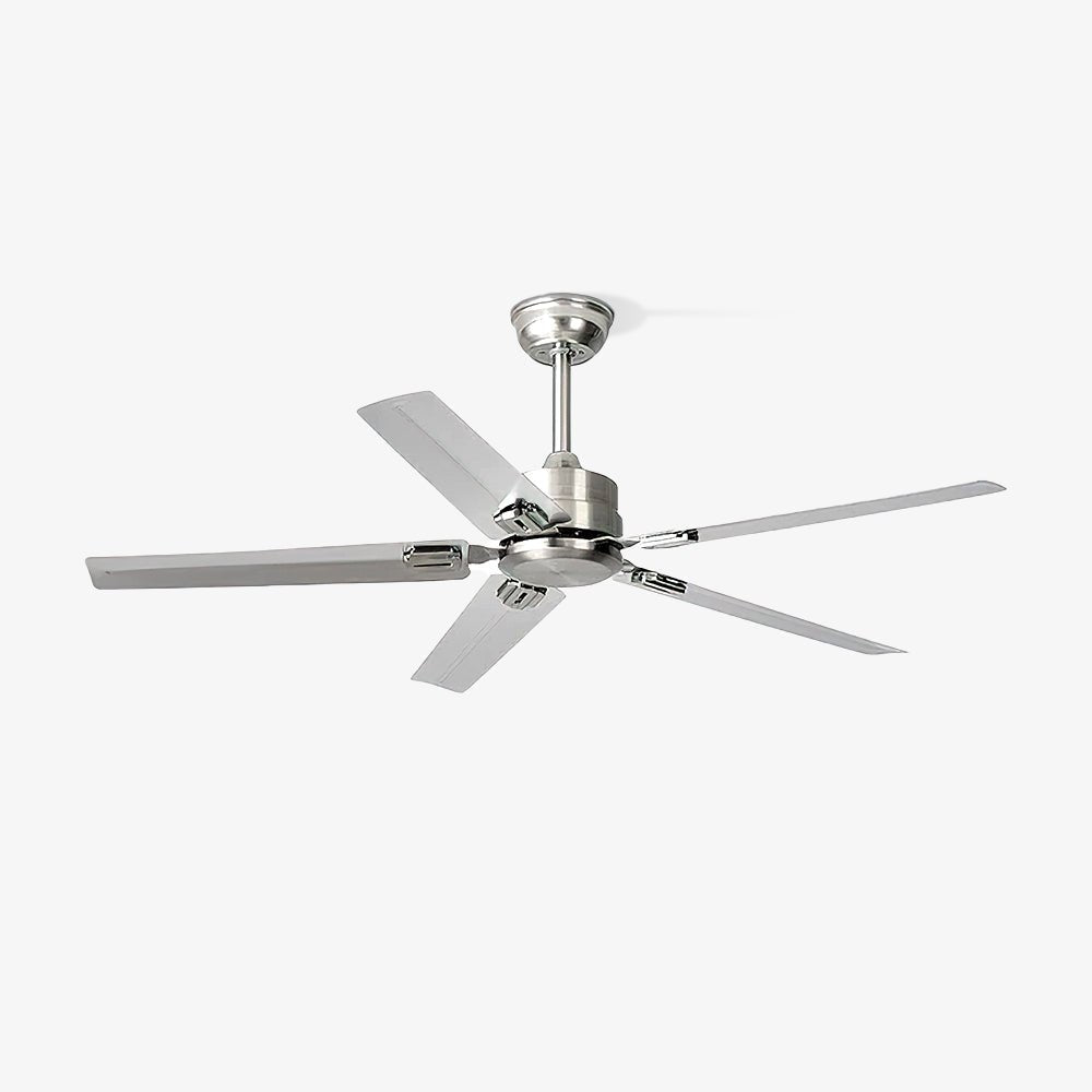 Modern Minimalist 52 Inch Metal Ceiling Fan for Living Rooms and Bedrooms
