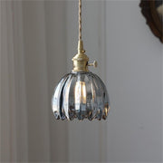 Modern Retro Glass Flower Pendant Light